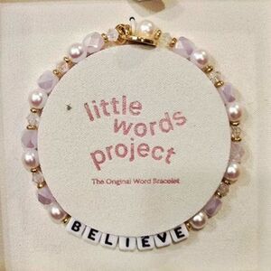 Little Words Project Believe Beaded Bracelet